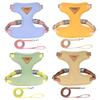 Cat Harness Leash Set Adjustable Puppy Harness Vest Escape Proof Kitten Chest Strap Chihuahua Pug Outdoor Walking Lead Leash