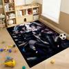 Twin Catgirls Black Lingerie Printed Rug Thick Nonslip Carpet For Gaming Room Study Living Room Home Party Decor Christmas Gift