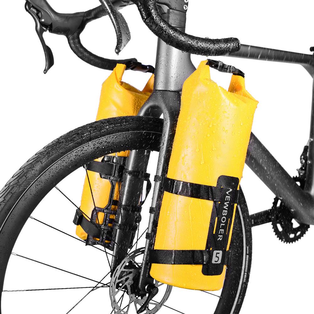 Wasserdichte Fahrrad-Gabeltasche - 5L, Multifunktional, Universell passend für Renn- & Mountainbikes
