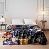 "Epic Anime Characters Collage Blanket Flannel blanket for bedroom, living room, sofa, and nap sofas"