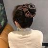Folds Bubble Black Cloth Hair Rope Female Hair Accessories Korean Style Scrunchies Hair Ring