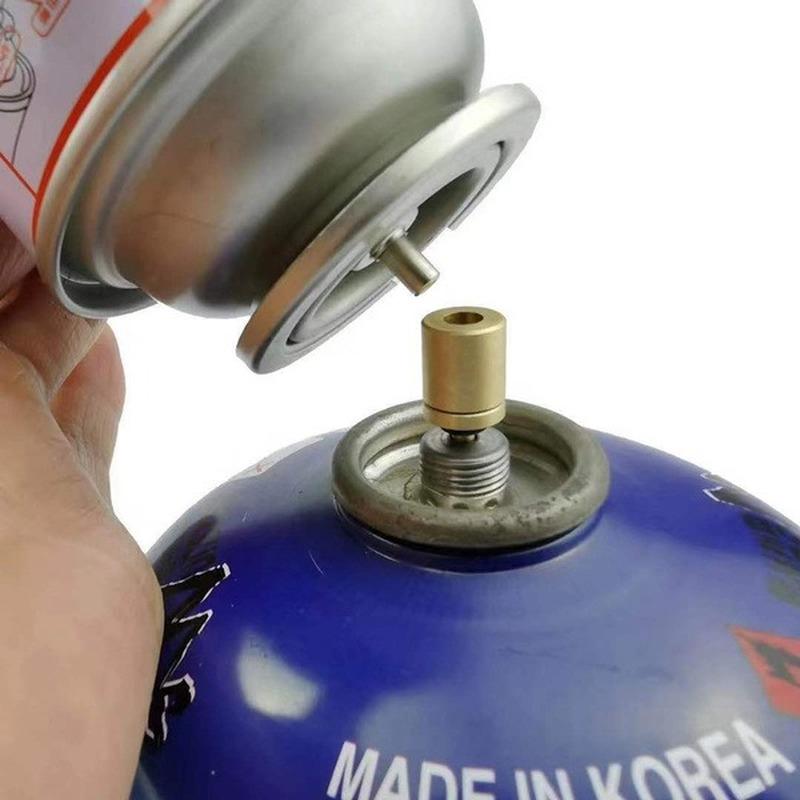 Gas Burner Adapter Outdoor Camping Gas Refill Adapter Cylinder Gas Tank Gas Burner Accessories Hiking Inflate Butane Canister