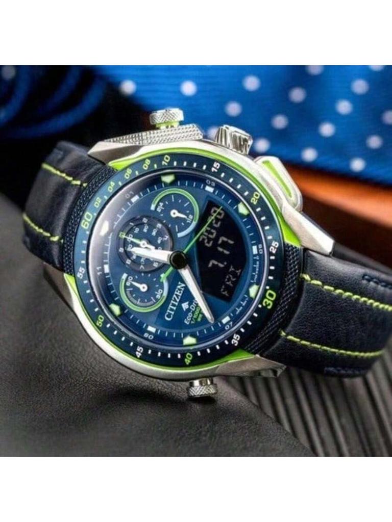 Citizen Hodinky Eco-driving Gentleman Series - Modrý ciferník - JW0148-12L