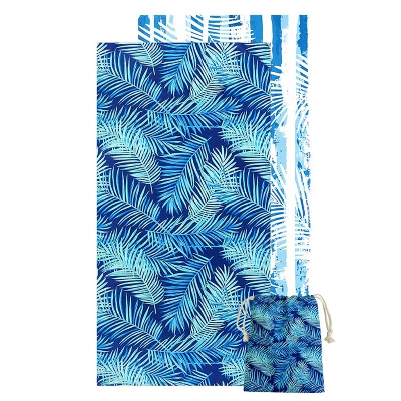 Quickly Dry Microfiber Beach Towel 80x160cm Large Size Bath Towel For Swimming Camping Yoga And Family Bathroom Use