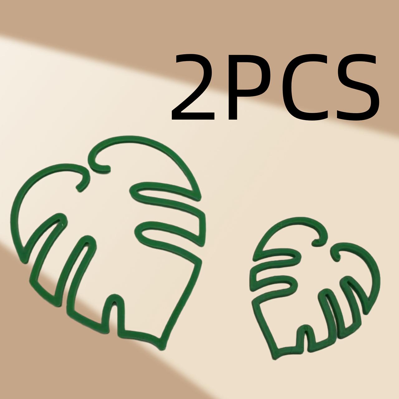 

2 шт. Зеленые бамбуковые опоры для листьев монстеры, устойчивые держатели для ветвей гидропонных растений для садоводства в помещении и на открытом воздухе, зажимы для садовых горшков, опоры для растений 2pcs зелёный