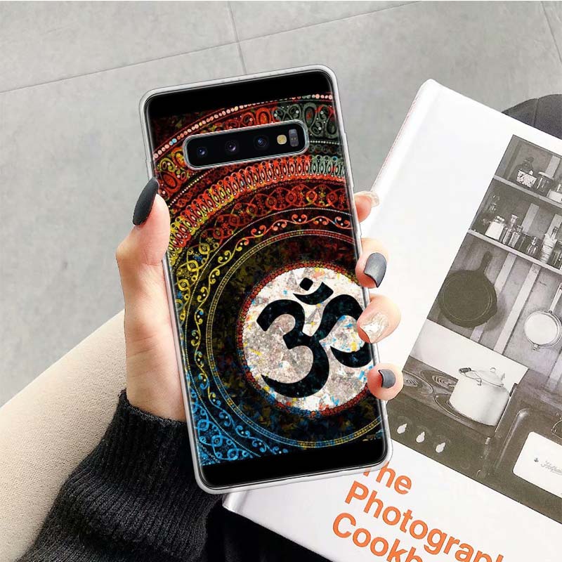 

Aum Om Yoga Phone Case For Samsung Galaxy S26 Ultra S23 S24 S25 Edge S20 FE S21 S22 Plus Soft Print Shell Cover Fundas Galaxy S2 Samsung S22 Ultra