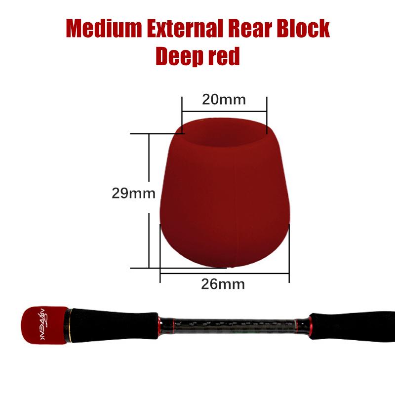 

Fishing Rod Plug Fishing Rod Non-Slip Handle Protective Case Lure Rod Front Cover Stopper Plug End Protector Fishing Accessories