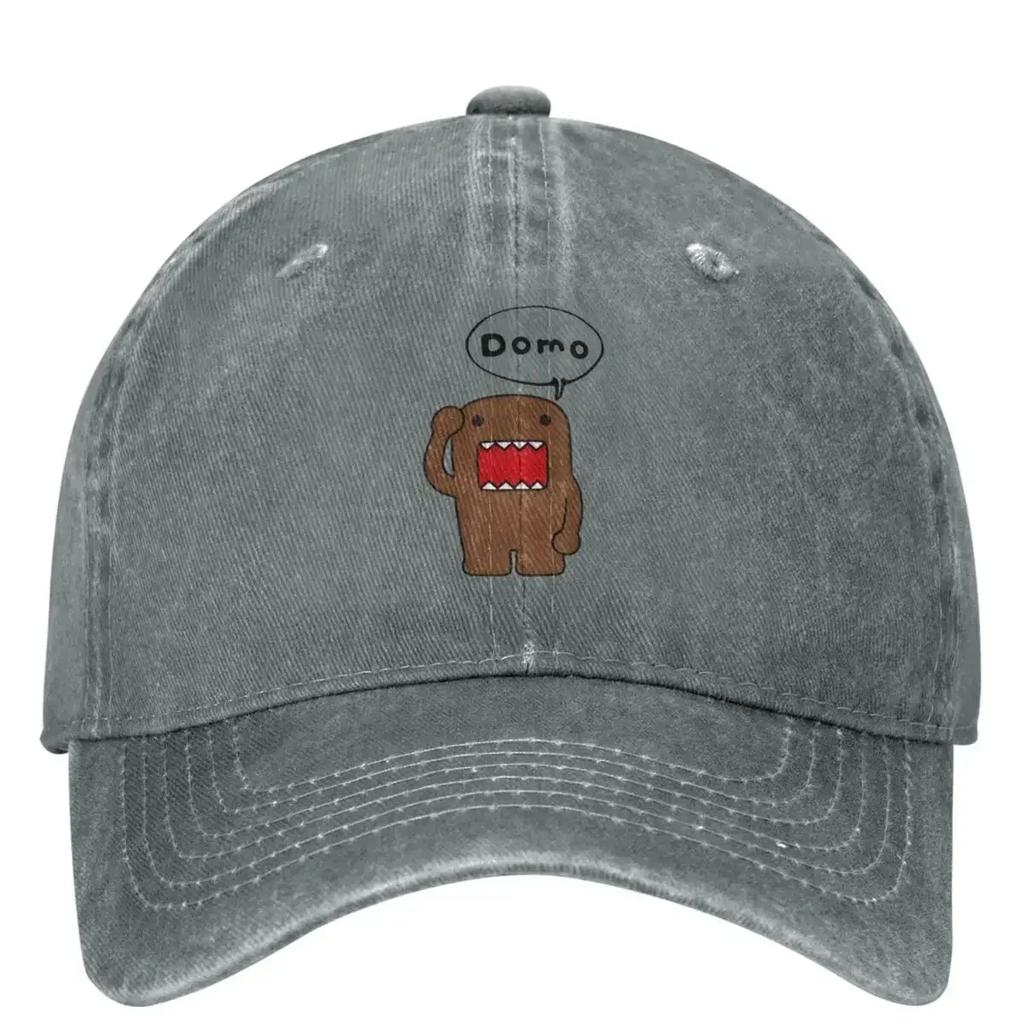 Domo Kun Japanese Baseball Cap Doll Outdoor Gym Hot Sale Hip Hop Hats Unisex Teens Street Style Design Snapback Cap