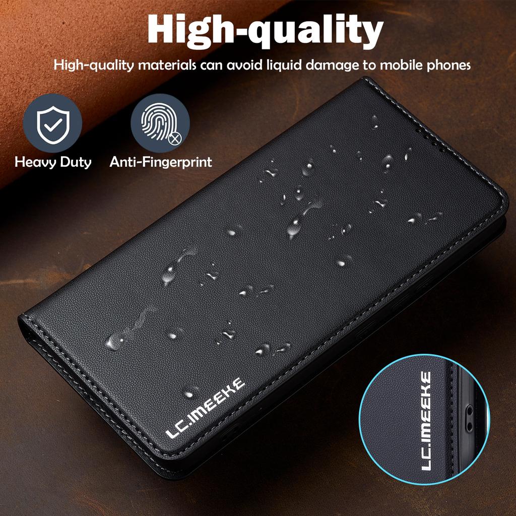 LC.IMEEKE L1 Series for Samsung Galaxy A53 5G Case PU Leather Wallet Stand Protective Phone Cover
