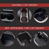 2 In 1 Car Cup Holder Expander With Phone Holder, 2.6"-3.93" Vehicle Cupholder Extender Adapter With Expandable Base, Auto Interior Water Bottle