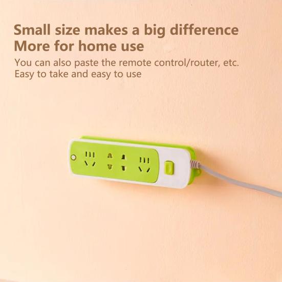 Uttagsställ Enkel självhäftande Enkel att installera Sovrumshållare Uttag Förvaring Daglig användning