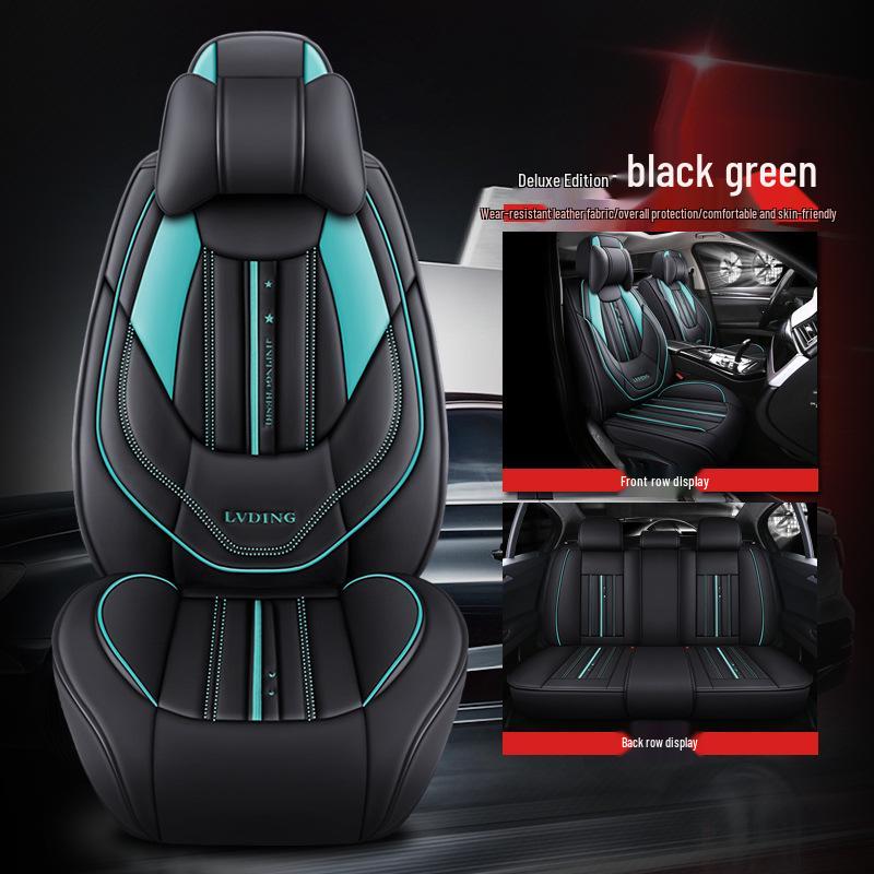 

2020 Кожаный чехол на автомобильное сиденье - Полный обхват, Спортивная подушка на четыре сезона, Цельный