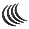 4PCS Wide Body Kit Wheel Flares Universal Flexible 80cm Wheel Arch Trim Flare for Sedan SUV Off Road Vehicle