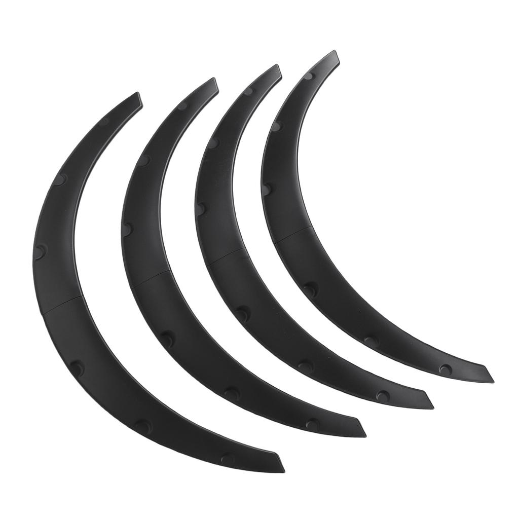 4PCS Wide Body Kit Wheel Flares Universal Flexible 80cm Wheel Arch Trim Flare for Sedan SUV Off Road Vehicle