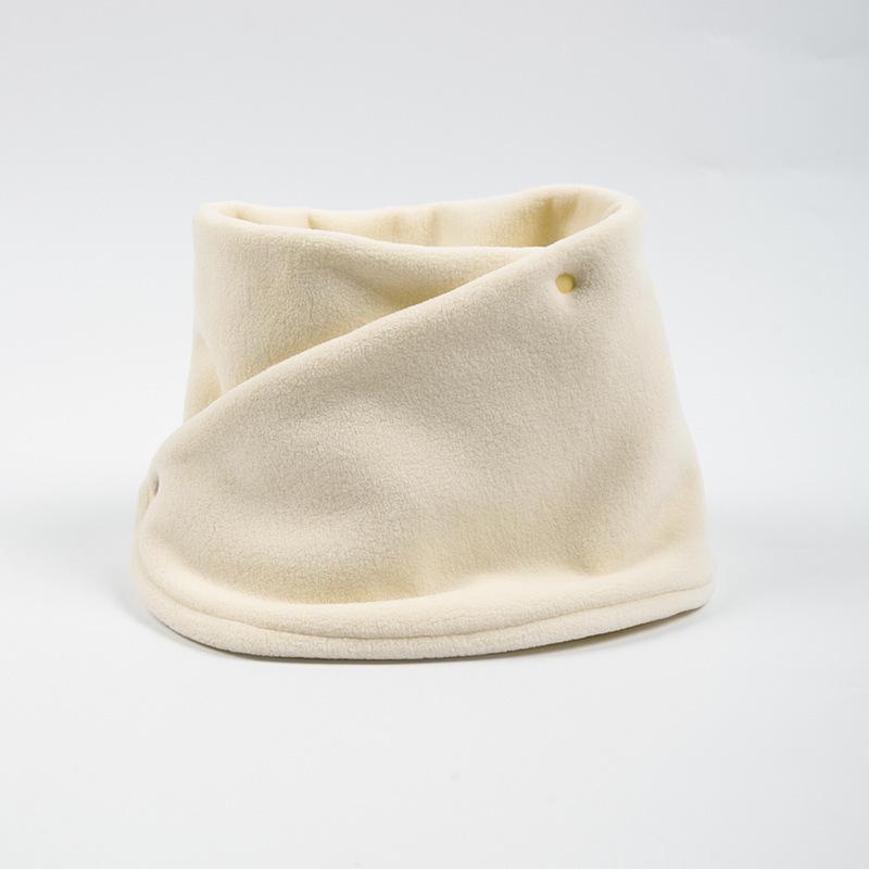 Winter Scarf for Kids: Warm Fleece Snap Neck Warmer & Protector