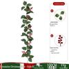 Red Berry Christmas Vine Home Decoration - Festive Party Garland