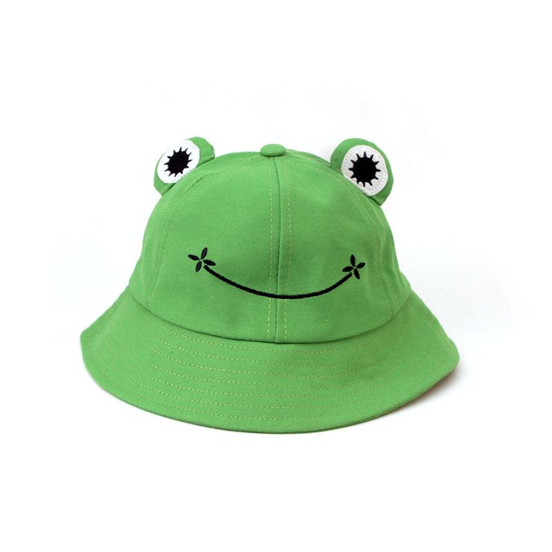 2020 Spring/Summer Parent-Child Frog Bucket Hat - Korean & Japanese Style Women's Sun Hat