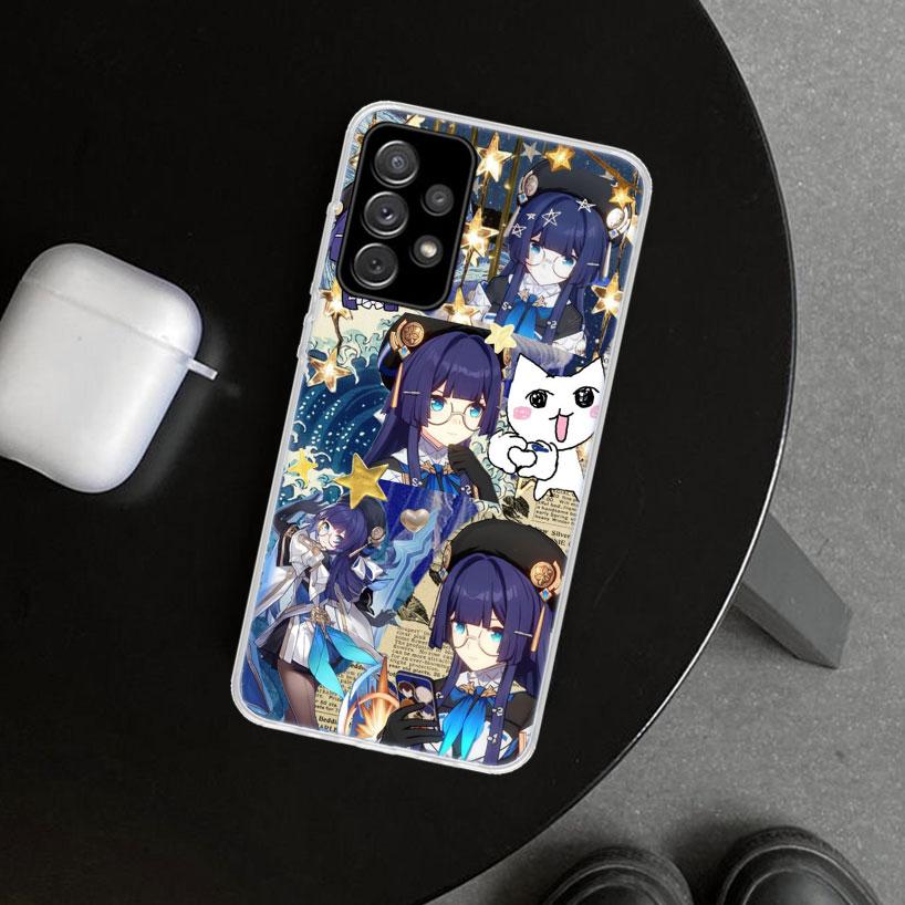 Coque de téléphone Pelageya Honkai Star Rail pour Samsung Galaxy A17 A16 A26 A36 A56 A57 A37 A15 A25 A35 A55 A14 A24 A34 A54 A13 A23 A33
