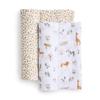 Aden Anais Essentials Swaddle Giraffe Safari 2 Pieces +