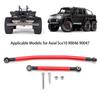 Aluminum Alloy Steering Link Linkage Tie Rod Kit for Axial Scx10 90046 90047 RC CarRed
