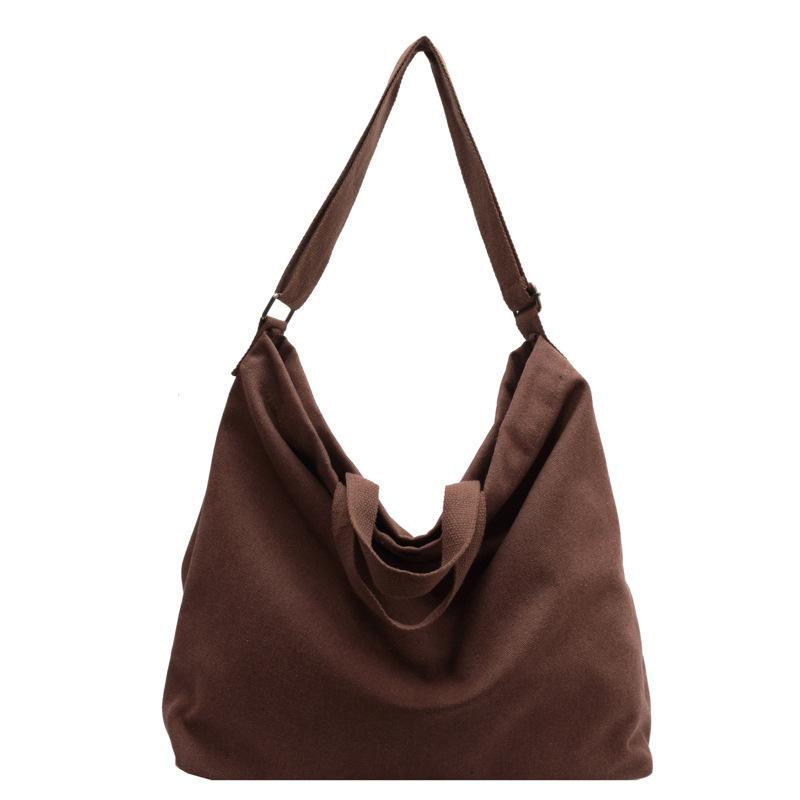 New Canvas Women's Bag 2025 Fashion Large Capacity Crossbody Bag Vintage Casual Handbag Shoulder Tote Bag