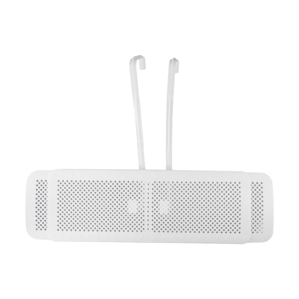Wall Mounted Air Deflector For Air Conditioning With Adjustable Retractable Baffle To Reduce Direct Cold Air Exposure