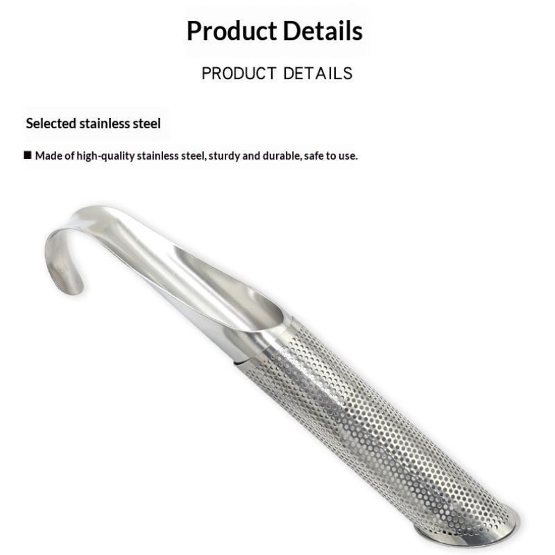 Food Grade Stainless Steel Hook Tea Infuser Rust Resistant Tea Strainer Sieve for Teapot Cup Travel Camping Tea Making