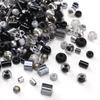 High quality Dark Black Crystal Czech Glass Beads Loose Seed Beads for Earring Bracelet DIY Jewelry Craft Accessoreis Making