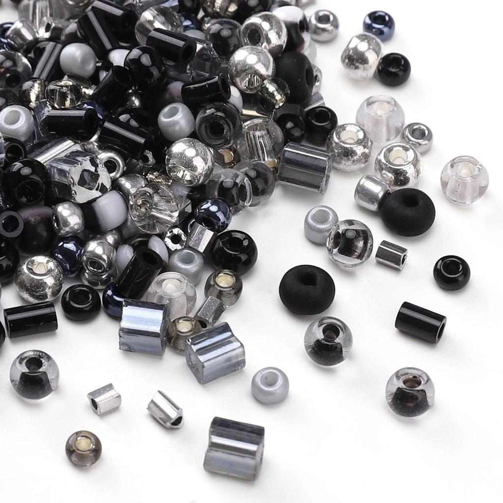 High quality Dark Black Crystal Czech Glass Beads Loose Seed Beads for Earring Bracelet DIY Jewelry Craft Accessoreis Making
