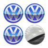 T23-4Pcs 56mm Car Wheel Center Cover Stickers Hub Cap Accessories For Volkswagen GTI Polo Passat B6 B7 B8 Golf MK7 MK8 Tiguan Jetta