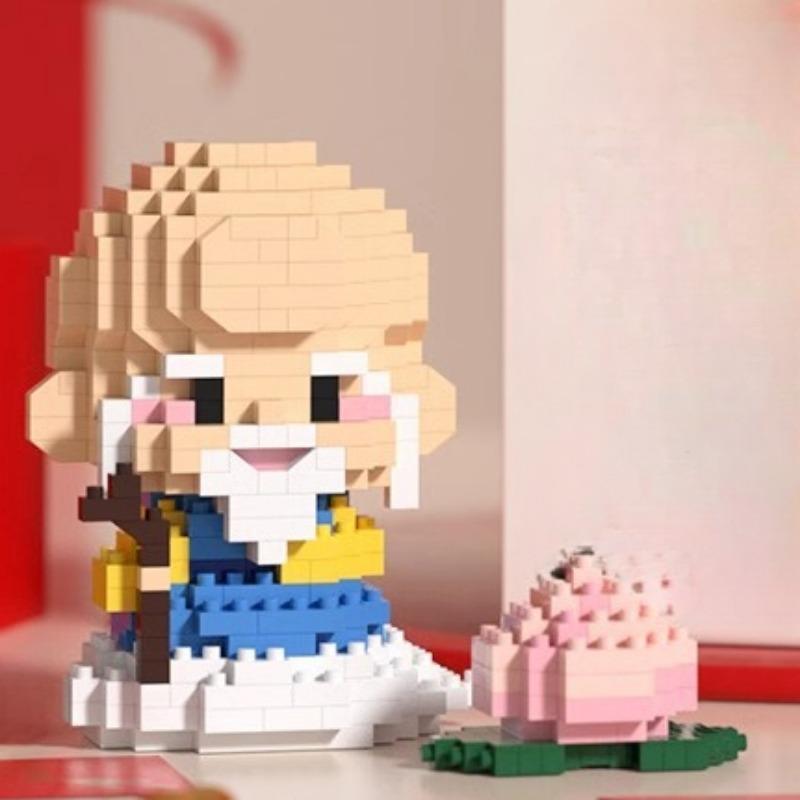 Kleine Fee, Gott des Glücks, Mond, alte Schaufensterpuppe, Bausteinpuppe, Kinderspielzeug, kreative Ornamente