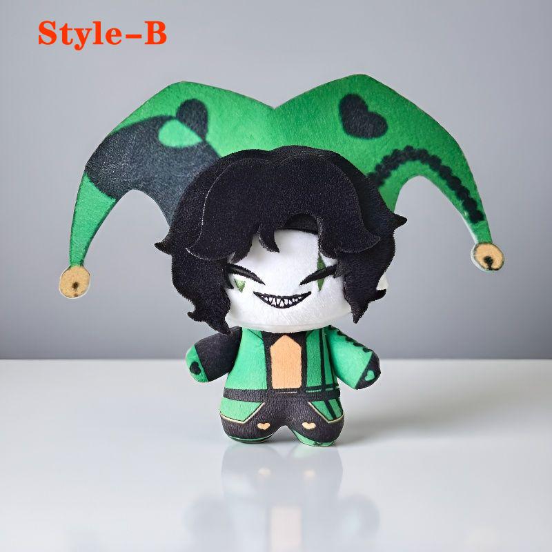 Divers Styles Mignon Cirque Anime Jeu Freak Personnage Pierrot Arlequin et Bouffon Peluches Porte-clés Pendentif Sac Peluche Poupée