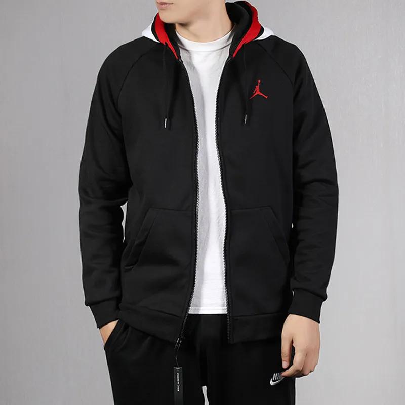 Jordan Jackets Men's Black Hooded Moderate Other (Unisex) Jackets BQ5650 010