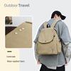 2025 Minimalist Lightweight Backpack: Versatile Flap Shoulder Bag for Outdoor Travel, Unisex Casual Style