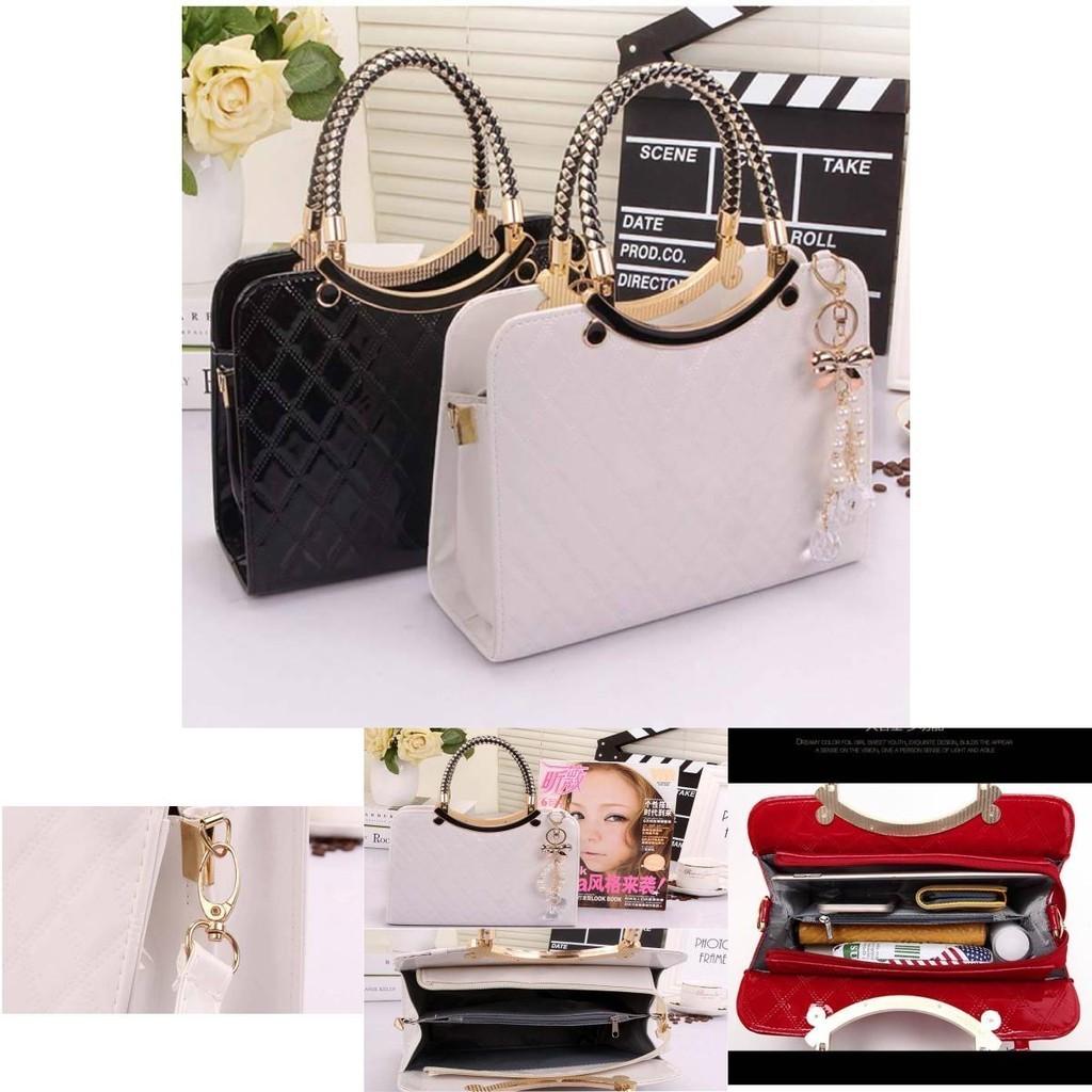 Premium Quality Ladies Handbag With Ornament And Large Capacity Design