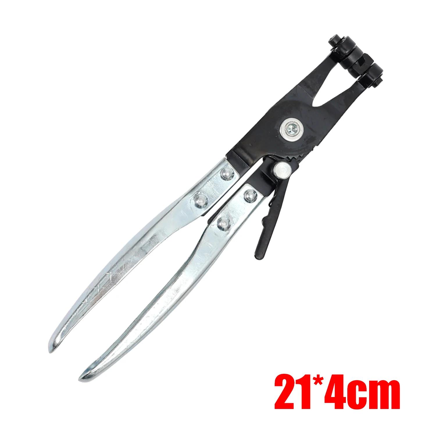 

Клещи для хомутов водяных шлангов автомобиля Зажим Поворотные приводные губки Фиксирующий инструмент Снятие и установка хомутов кольцевого типа с плоской лентой серебряный