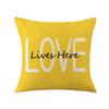 Pillow New Product Plant Flower Letter Pillow Case Sofa Pillow Pillow Case Bedroom Bedside Dormitory Cushion