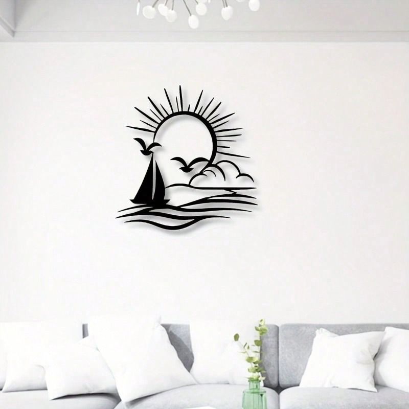 Metal Wall Decor Art Panel for Home Interior Design