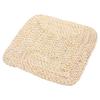 Breathable Straw Yoga Floor Pillow Handmade Woven Sitting Mat for Meditation Bed Pillow Indoor Outdoor Relaxation Pad