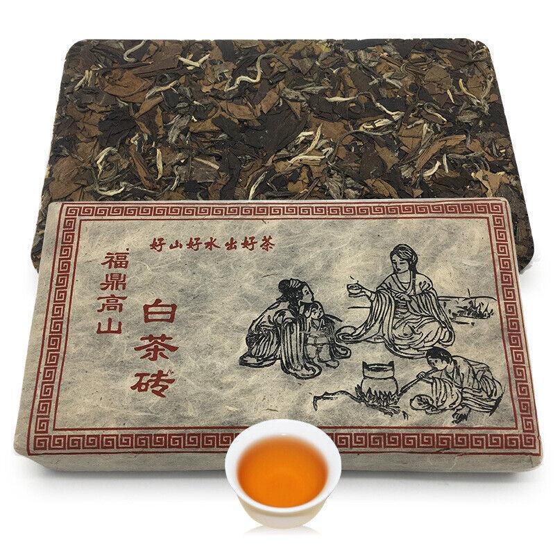 

350 г белого чая Fuding Shoumei Tea Brick Old White Tea Brick Alpine Panxi