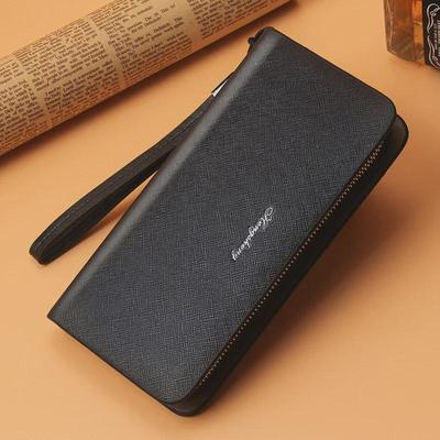 Pánská peněženka Hengsheng Business Casual Clutch - Velkokapacitní dlouhá peněženka na mince s poutkem na ruku