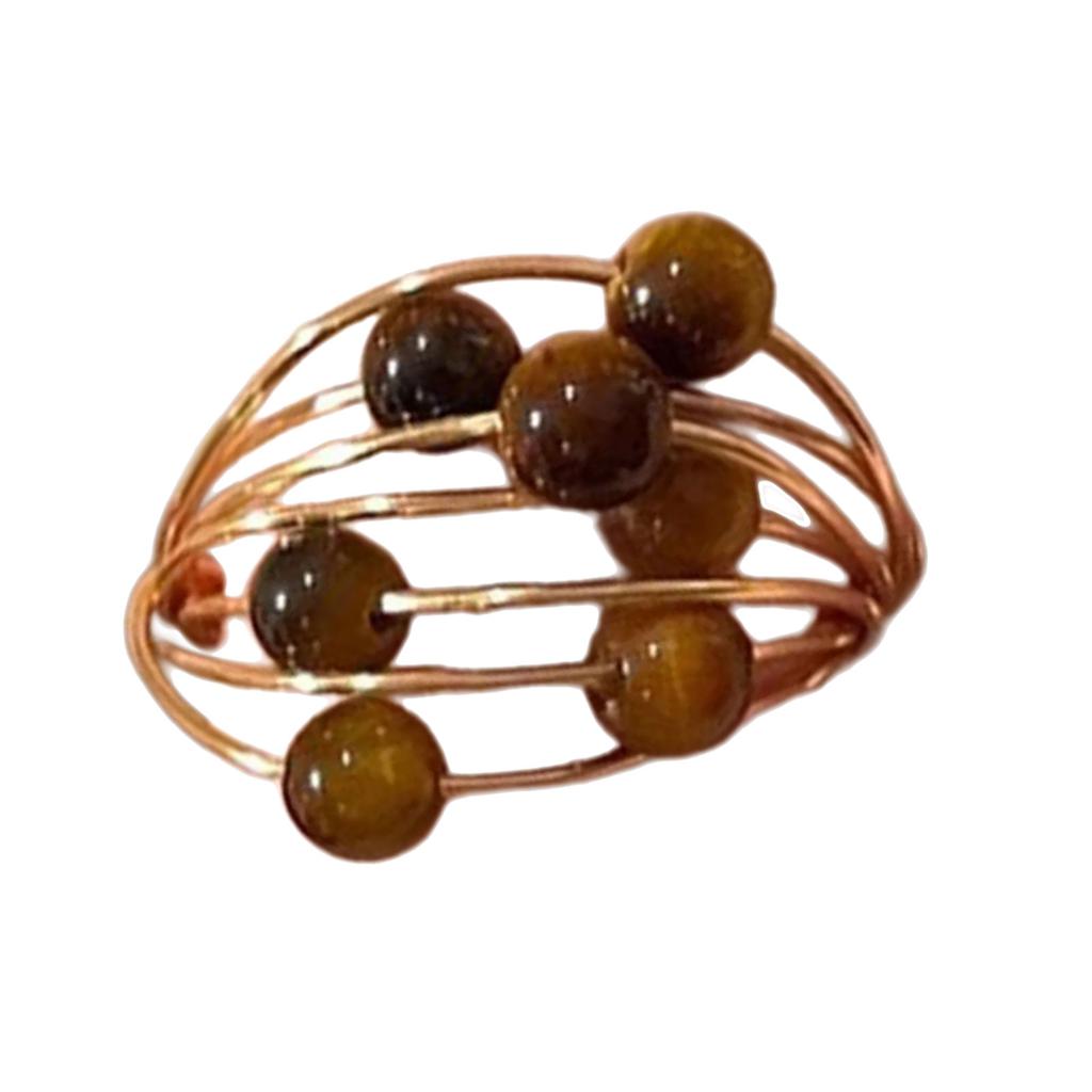 Unique Finger Rings Adjustable Rings Beads Rings Opening Rings Stylish Finger Rings Eye Catching Finger Jewelry