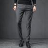 Autumn and Winter New Men's Casual Pants Loose Blue and Long Pants Men's Versatile Trend Solid Color Velvet Straight Pants