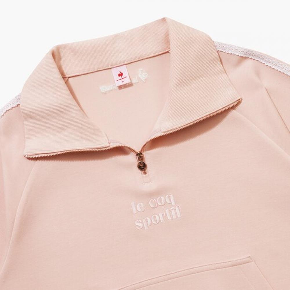 Le Coq Sportif Women Modal doubLe Tension Loose Fit Half Zip Sweatshirt Qq122ofs