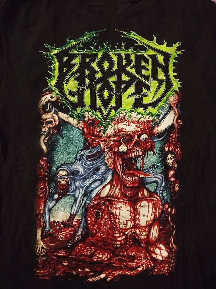Хлопковая футболка унисекс Broken Hope Band S-5XL L