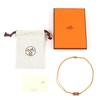 Pristine HERMES Necklace Charnier PM Serie gold Vaux Swift Leather Women Used