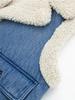 Winter Warm Waistcoat Jacket Women Thick Patchwork Female Vest Autumn Winter Lapel Fleece Pocket Sleeveless Lady Streetwear