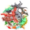 Ancient Dinosaur Children'S Simulation Animal Model Dolls, Solid Vinyl Colored Dinosaur Toys