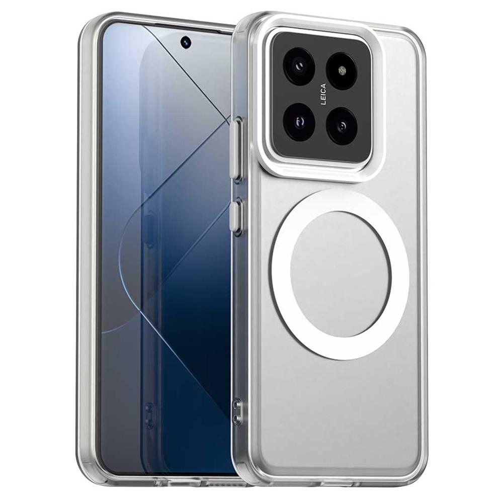 For Xiaomi 14 Pro Case Compatible with MagSafe PC+TPU+PET Anti-Drop Phone Cover