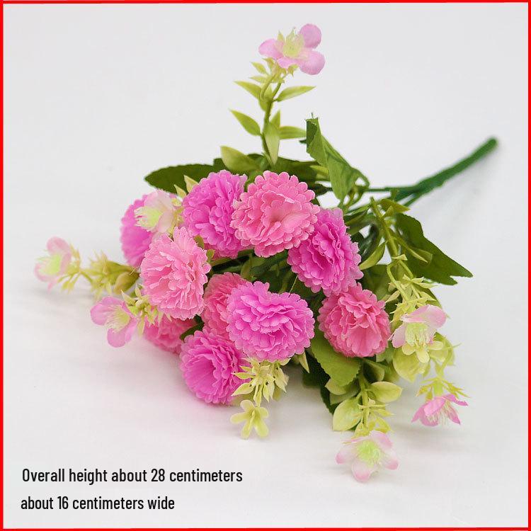 Silk Rose Flower Bouquet: Artificial Flowers for Dining, Bedroom, Living Room Decor and Creative Ornament Figurines.